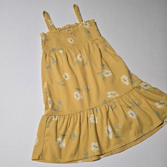 4T Girls' OshKosh B'gosh Yellow Floral Sundress - Picture 4 of 8